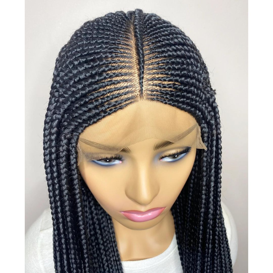 "Kim K"  Cornrow Braided Wig