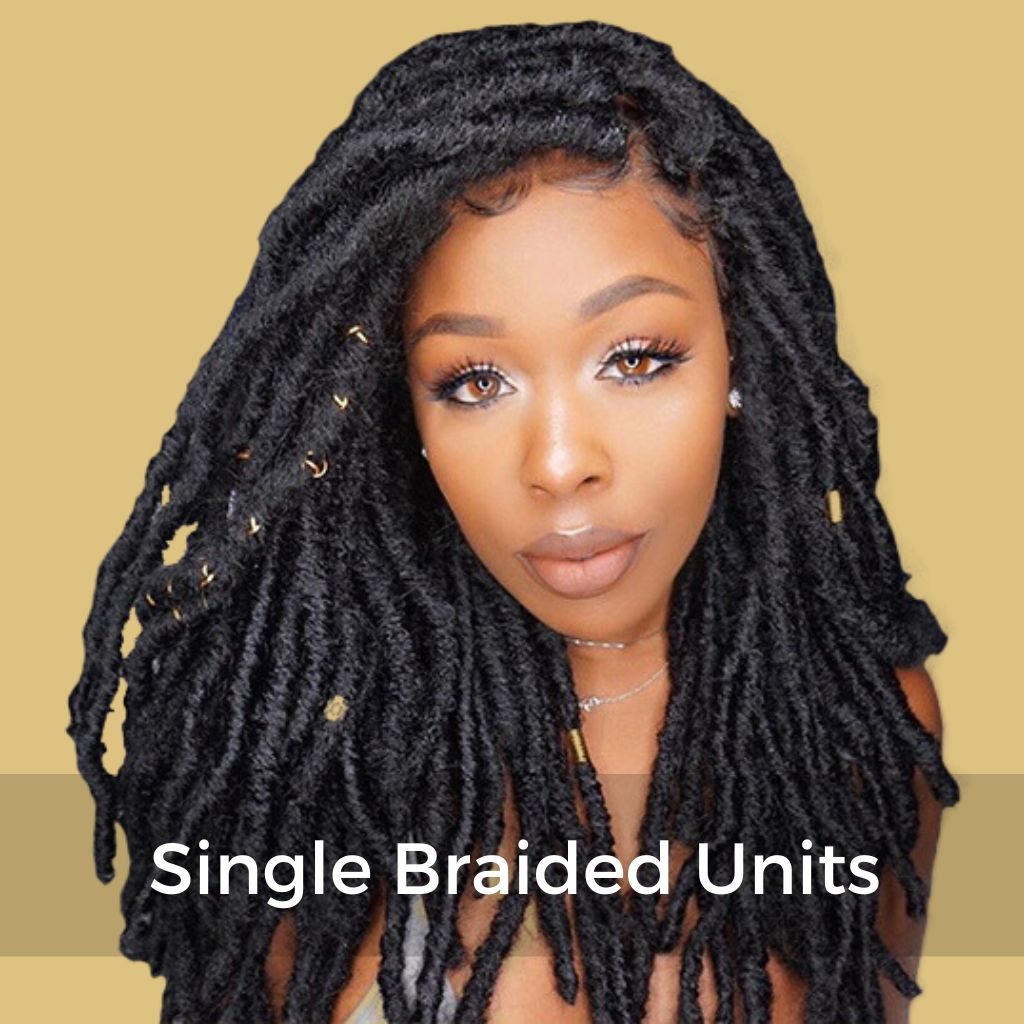 Single Braided Wig Units
